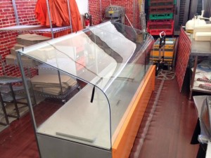 Replacement Of A Curved Glass Food Display Cabinet Glass Express